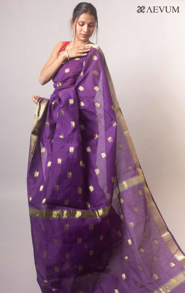 Tant Cotton Silk Bengal Handloom Saree - 17712 Saree Ashoke Pal   