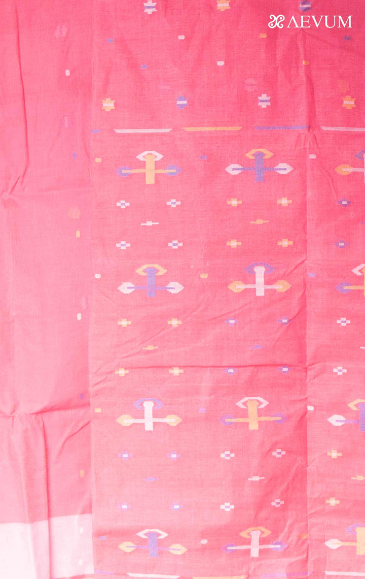 Pure Cotton Handloom  Jamdani Saree - 17738 Saree Anita Kuthir   