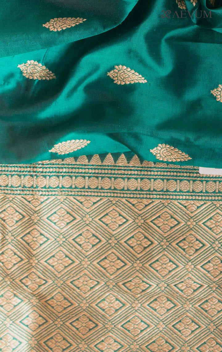 Kanjivaram Banarasi work Pure Silk Saree with Silk Mark - 17743 Saree Riya's Collection   