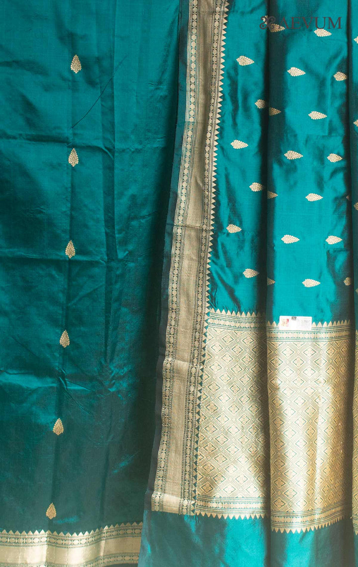Kanjivaram Banarasi work Pure Silk Saree with Silk Mark - 17743 Saree Riya's Collection   