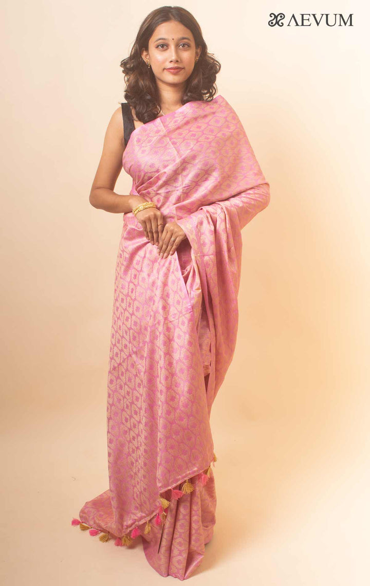 Katan Silk Saree with weaving designs - 18118 Saree Raj Dev Kumar   
