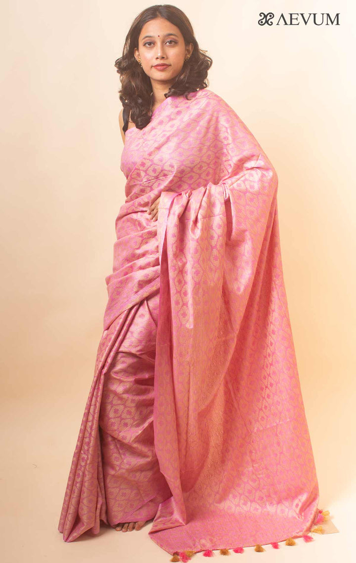 Katan Silk Saree with weaving designs - 18118 Saree Raj Dev Kumar   