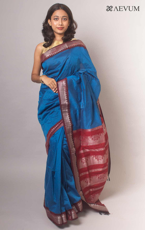 Kalyani South Cotton Silk Handloom Saree with Blouse Piece - 1833 Saree SSH   
