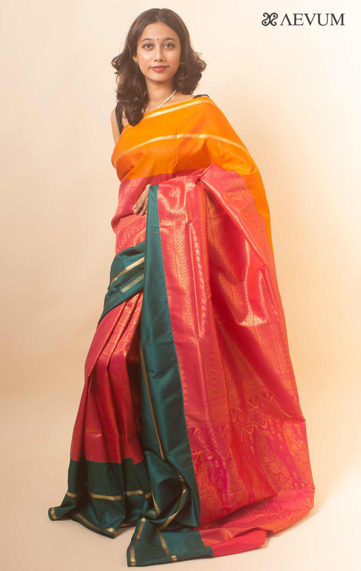 Kanjivaram Bridal Saree - 18348 Saree Riya's Collection   