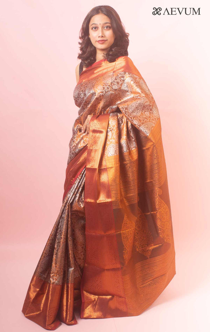 Kanjivaram Bridal Saree - 18350 Saree Riya's Collection   