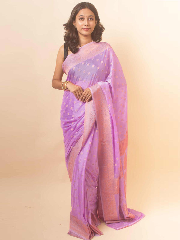 Mysore Crepe Silk Zari Work Saree - 18357 Saree Riya's Collection   