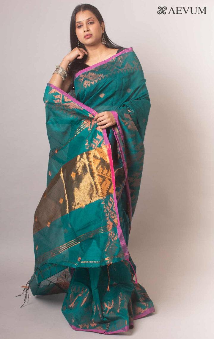 Tant Silk Bengal Handloom Saree - 18662 Saree Ashoke Pal   