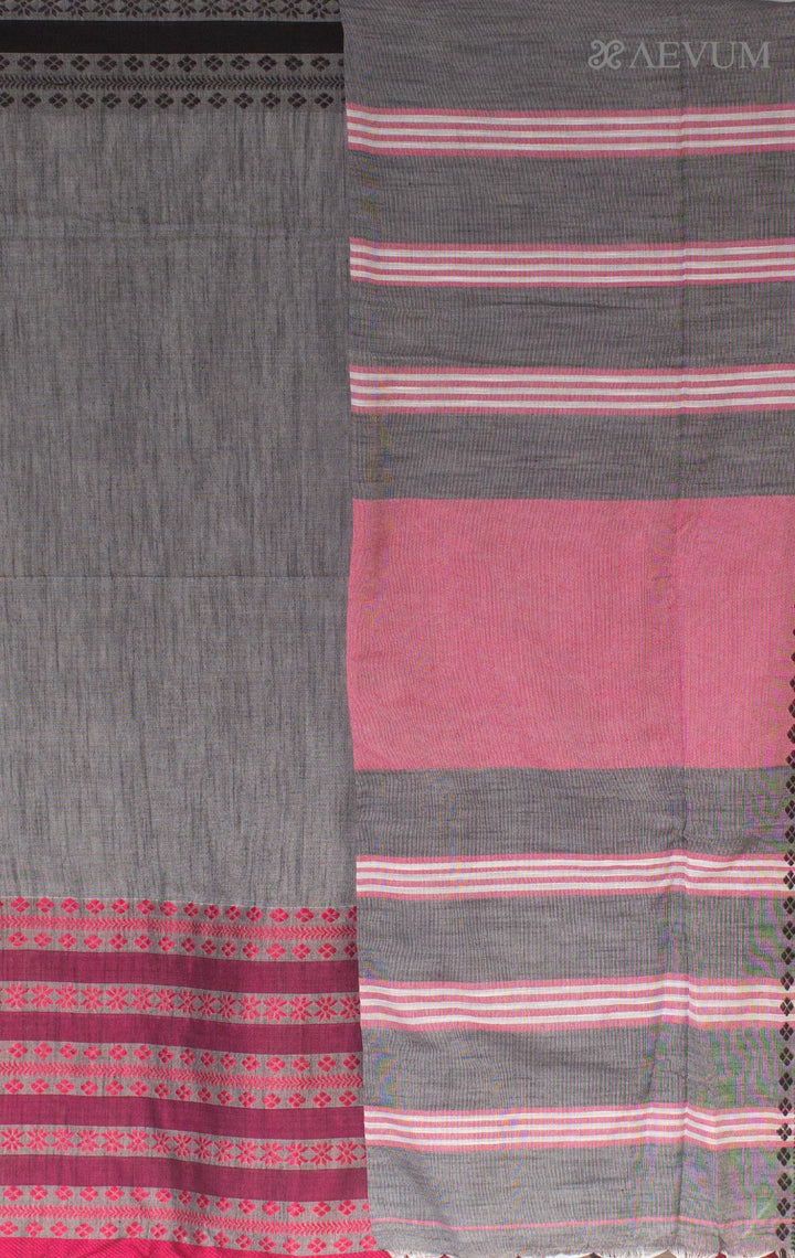 Begampuri Handwoven Premium Quality Bengal Cotton Saree - 19245 Saree AEVUM   