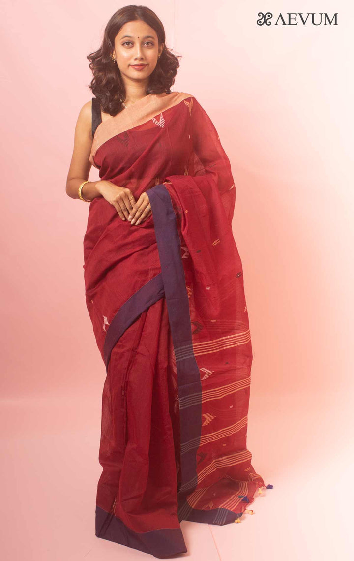 Tant Cotton Silk Bengal Handloom Saree - 3501 - AEVUM
