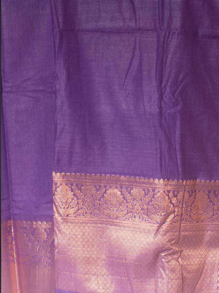 Silk Linen Banarasi Handloom Saree - 3511 Saree AEVUM