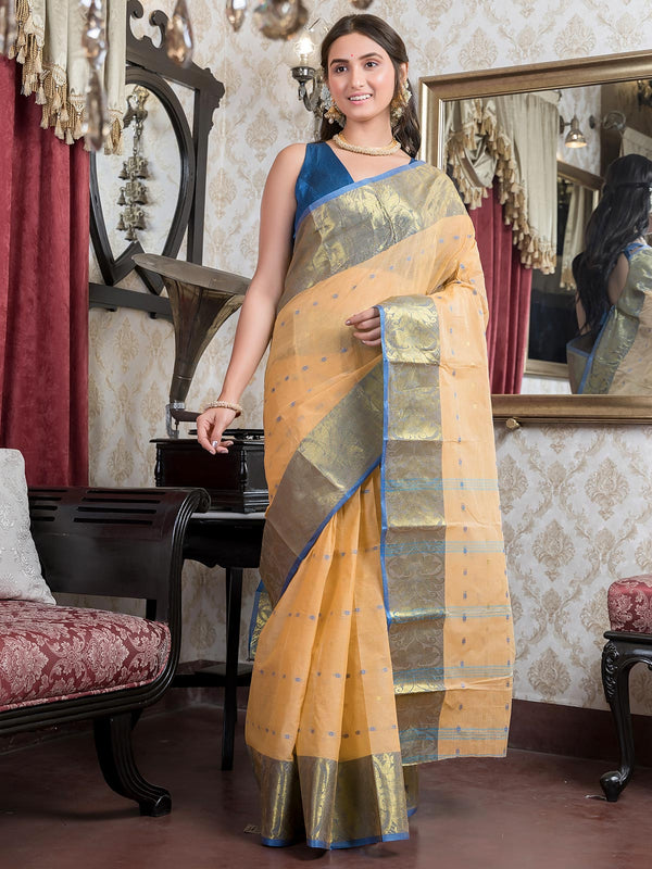 Bengal Cotton Handloom Saree - 3533