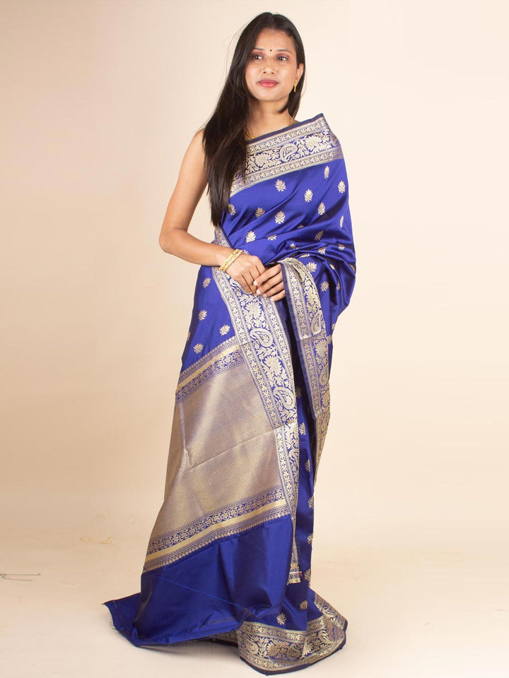 Soft Banarasi Silk Saree - 4590 Saree Riya's Collection   