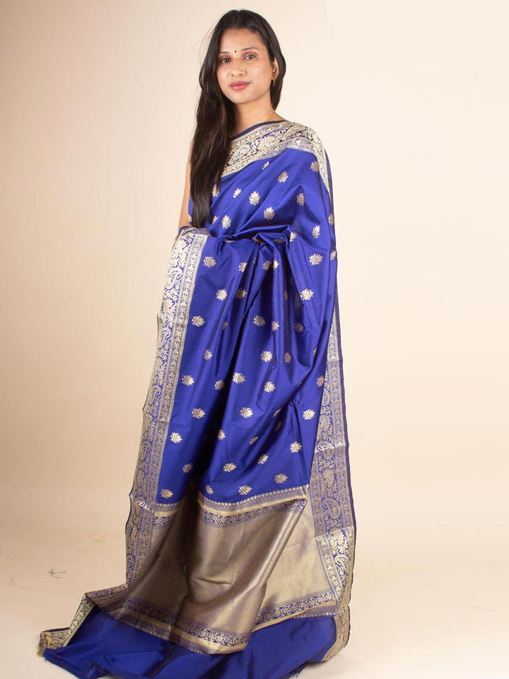 Soft Banarasi Silk Saree - 4590 Saree Riya's Collection   