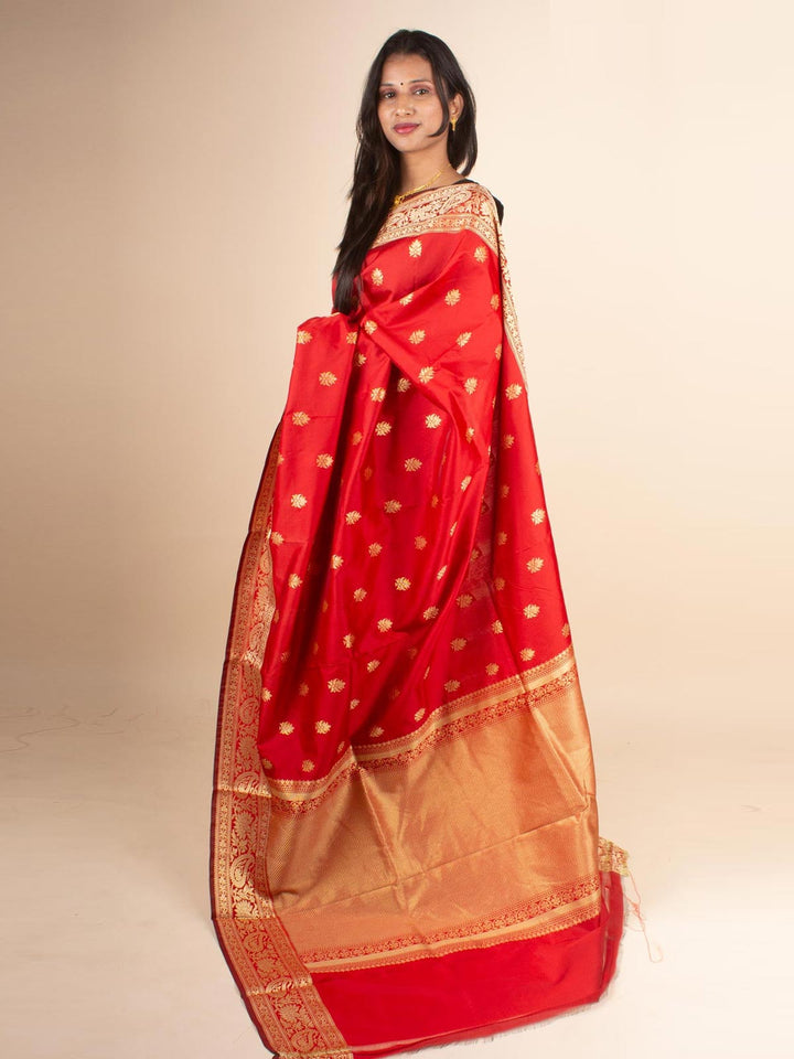 Soft Banarasi Silk Saree with Zari Work - 4592 Saree Riya's Collection   