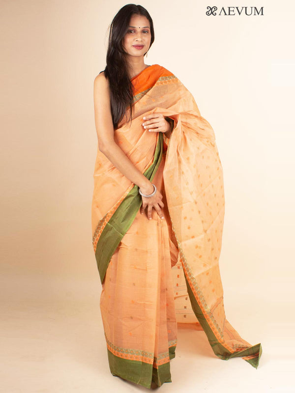 Bengal Cotton Tangail Tant Saree - 4611 Saree AEVUM