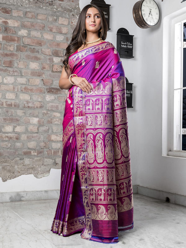 Pure Baluchari Silk with Silk Mark - 4690