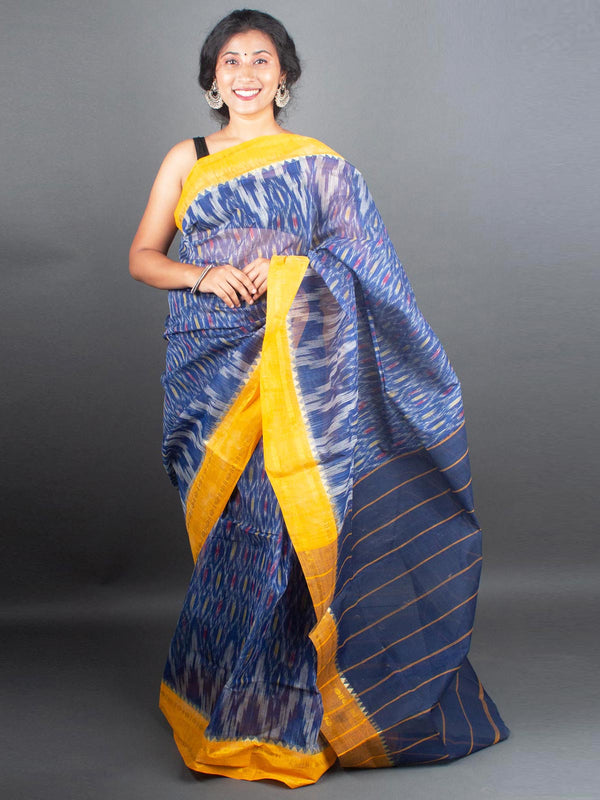 Dhaniyakhali Bengal Cotton Handloom Saree Without Blouse Piece - 5290 Saree AEVUM