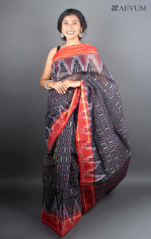 Dhaniyakhali Bengal Cotton Handloom Saree Without Blouse Piece - 5294 - AEVUM