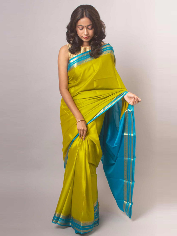 Mysore Silk Saree with Silk Mark - 5539 Saree Preethi   