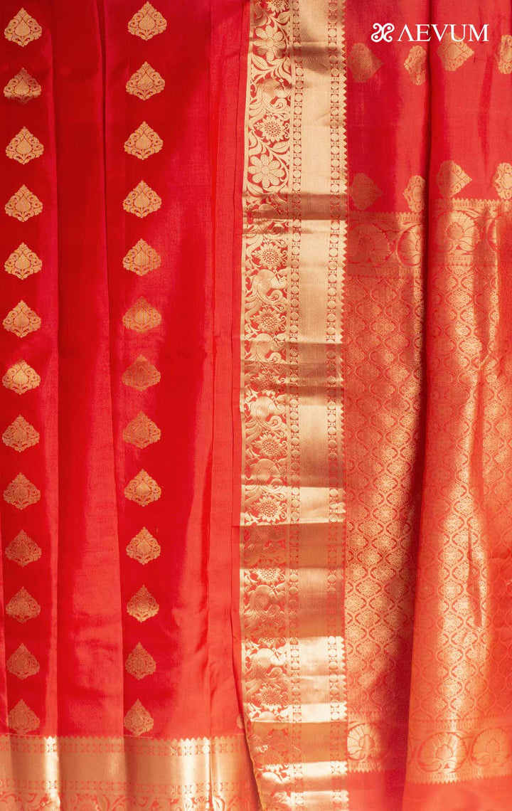 Kanjivaram Banarasi work Pure Silk Saree with Silk Mark - 5766 Saree Riya's Collection   