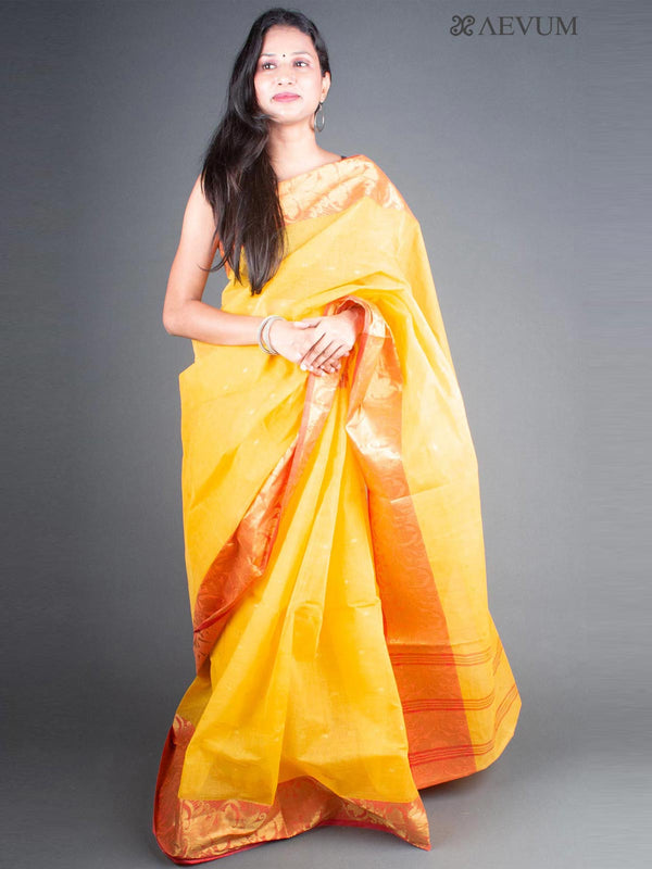 Bengal Cotton Handloom Saree Without Blouse Piece - 5768 Saree AEVUM 2