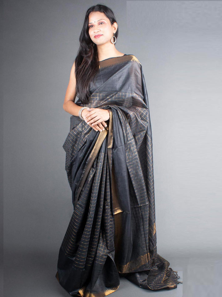 Kota Silk Zari Check Saree - 5812 Saree AEVUM