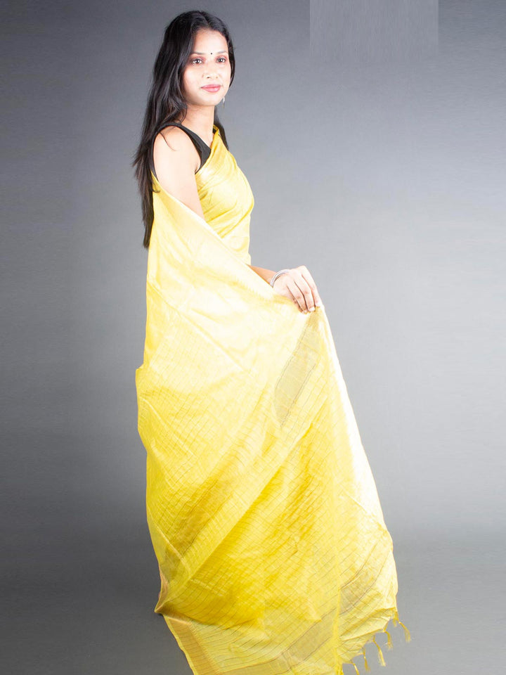 Kota Silk Medium Check Saree - 5818 Saree AEVUM