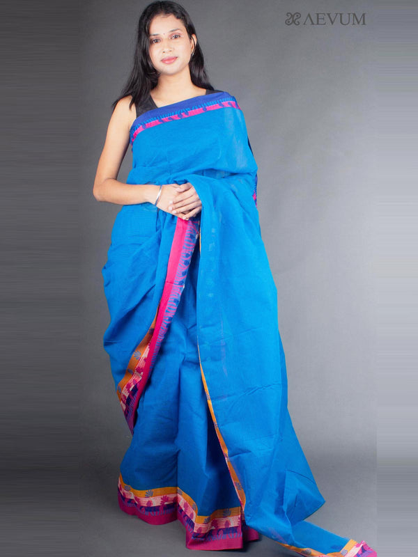 Bangladeshi Cotton Handloom Saree Without Blouse Piece - 6431 Saree AEVUM 2