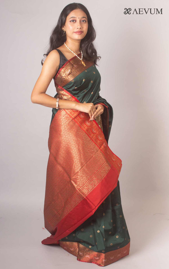 Soft Banarasi Silk Saree - 7013 - AEVUM