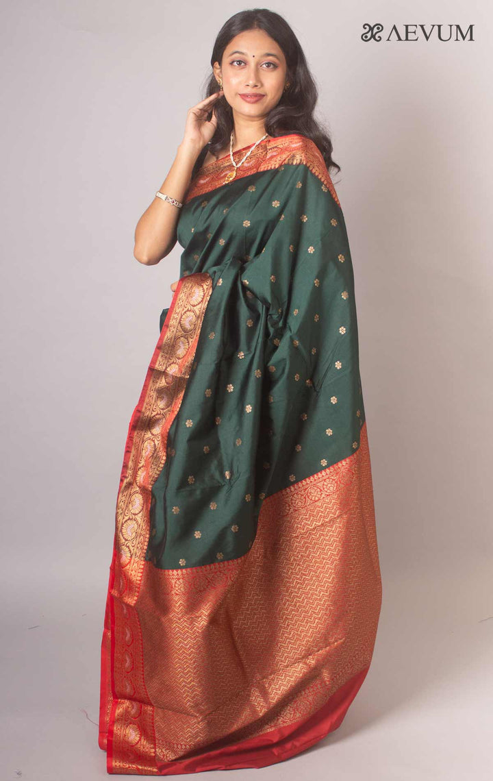 Soft Banarasi Silk Saree - 7013 - AEVUM