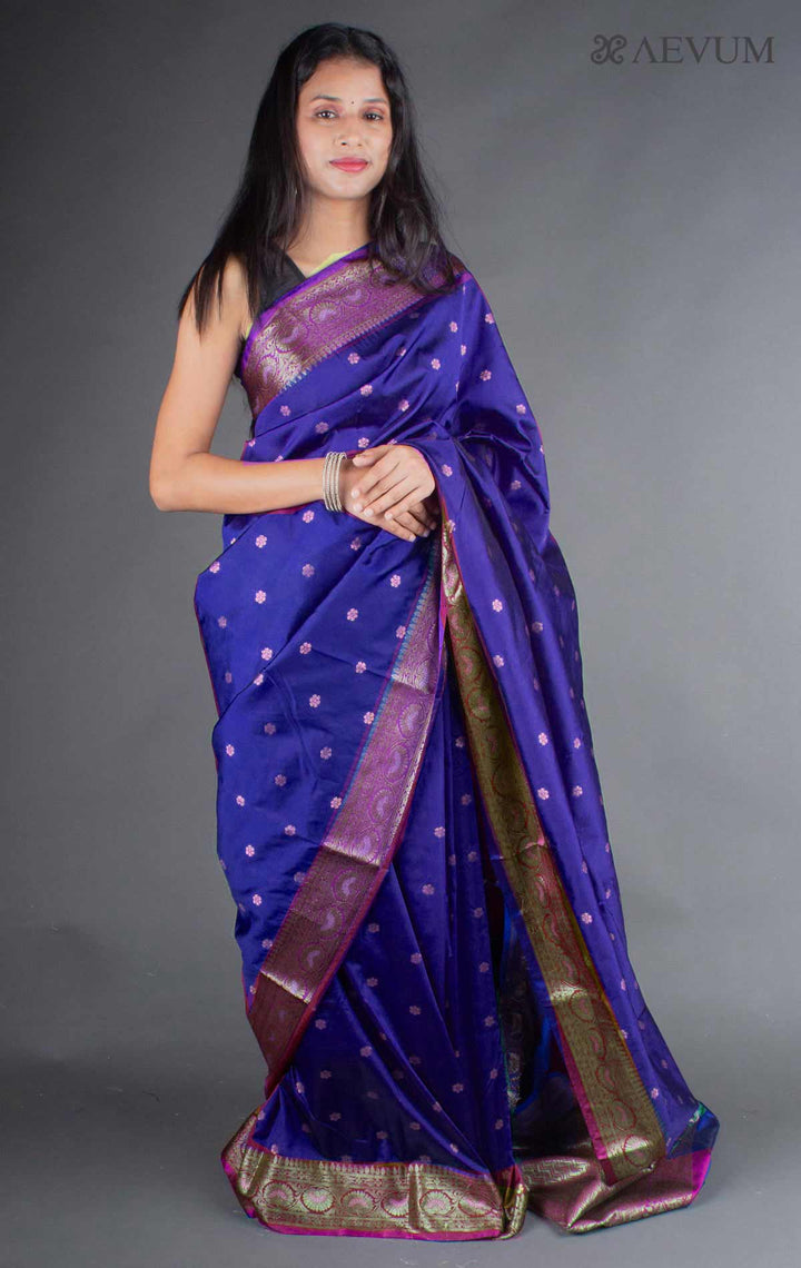 Soft Banarasi Silk Saree - 7016 - AEVUM