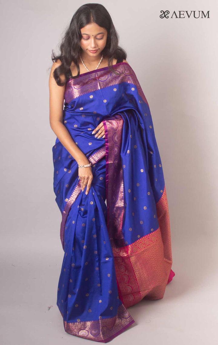 Soft Banarasi Silk Saree - 7016 - AEVUM