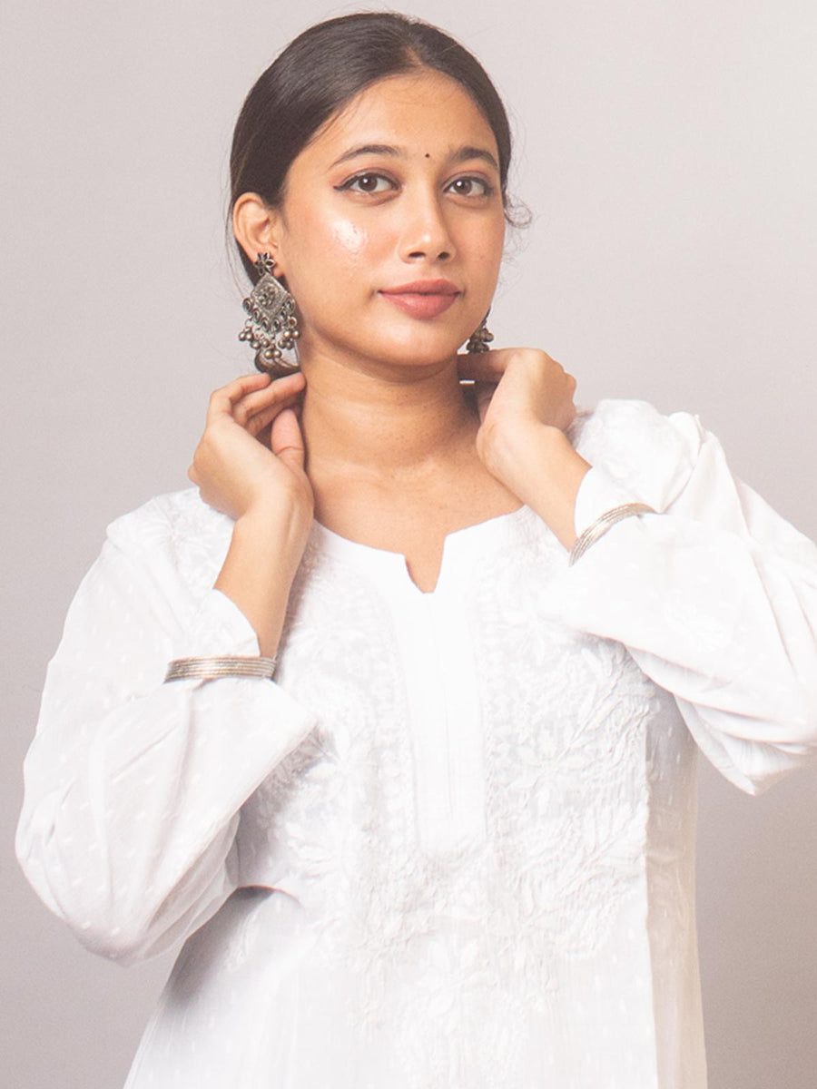 Oxidised Jhumki Earrings - 8271 Jewellery AEVUM