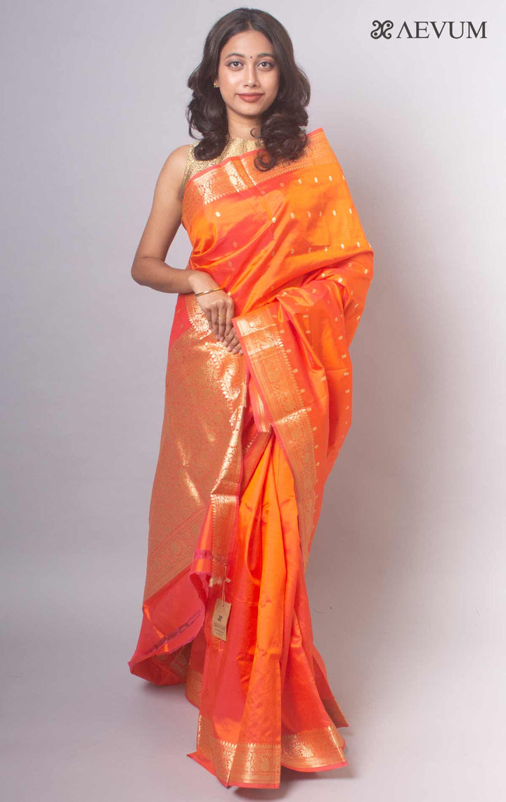Banarasi Silk Saree with Silk Mark - 8489 Saree AEVUM   