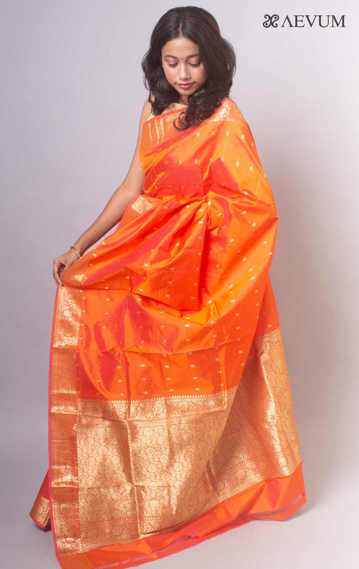 Banarasi Silk Saree with Silk Mark - 8489 Saree AEVUM   