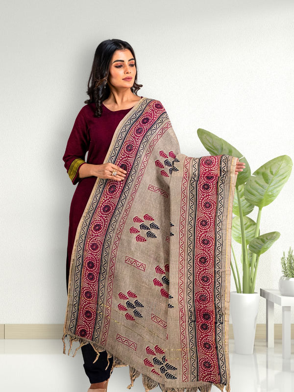 Mangalgiri Cotton Silk Kurta Set - 8734 Women's Kurta Set AEVUM 2   