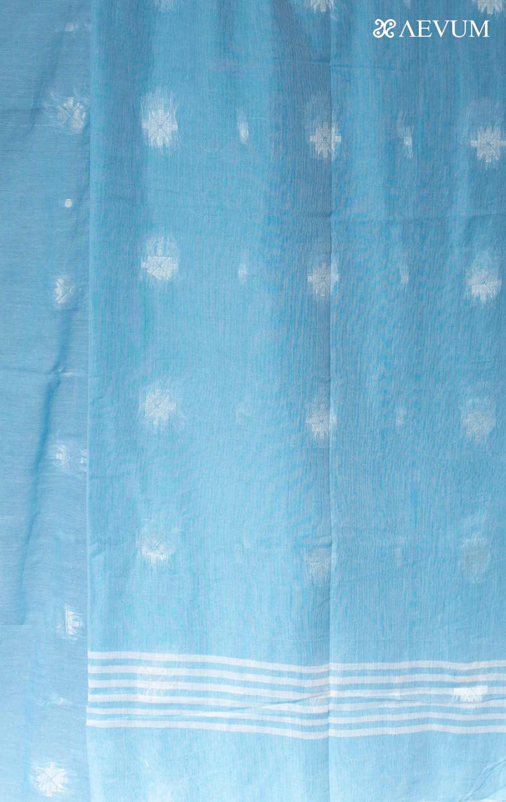 Pure Handloom Cotton Jamdani Saree - 9053 Saree Anita Kuthir   