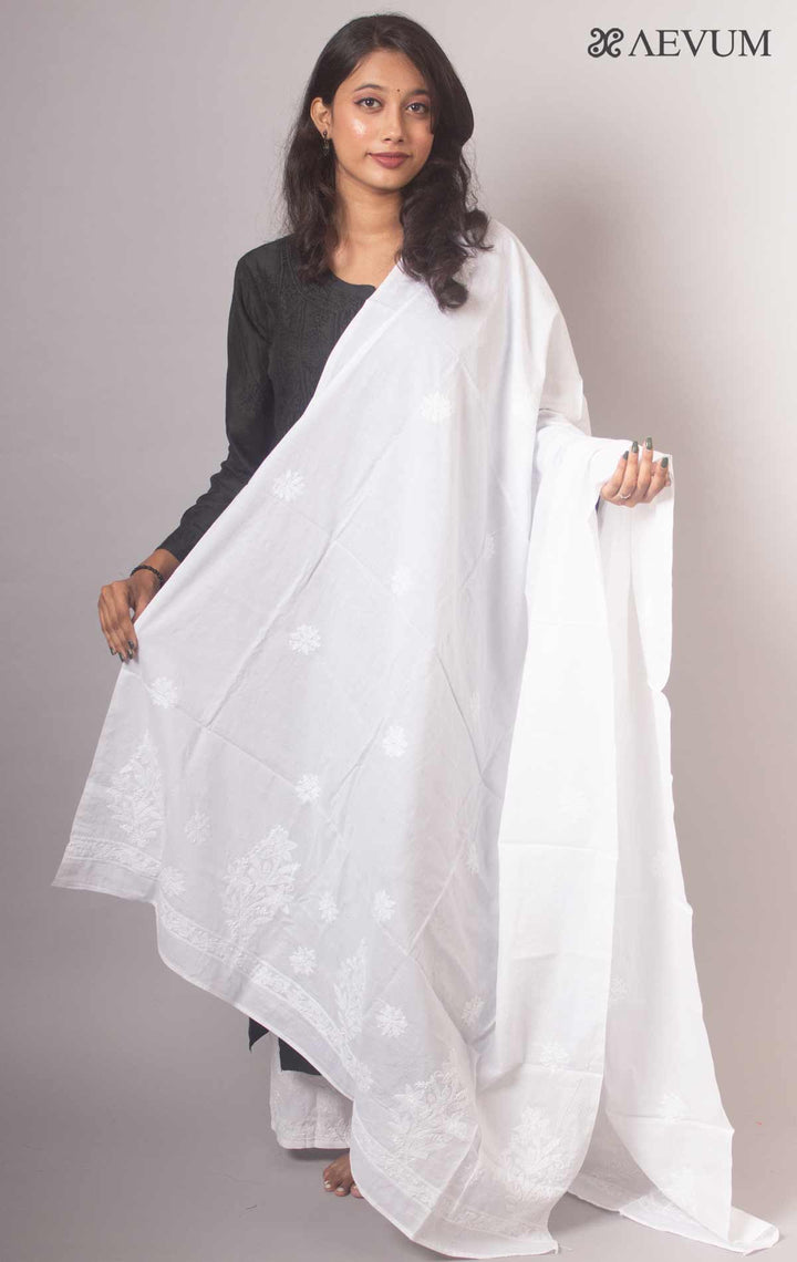 Chikankari Dupatta-9305 Dupatta Silk Thread   