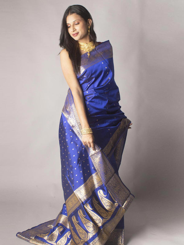 Banarasi Silk Saree with Silk Mark - 9760