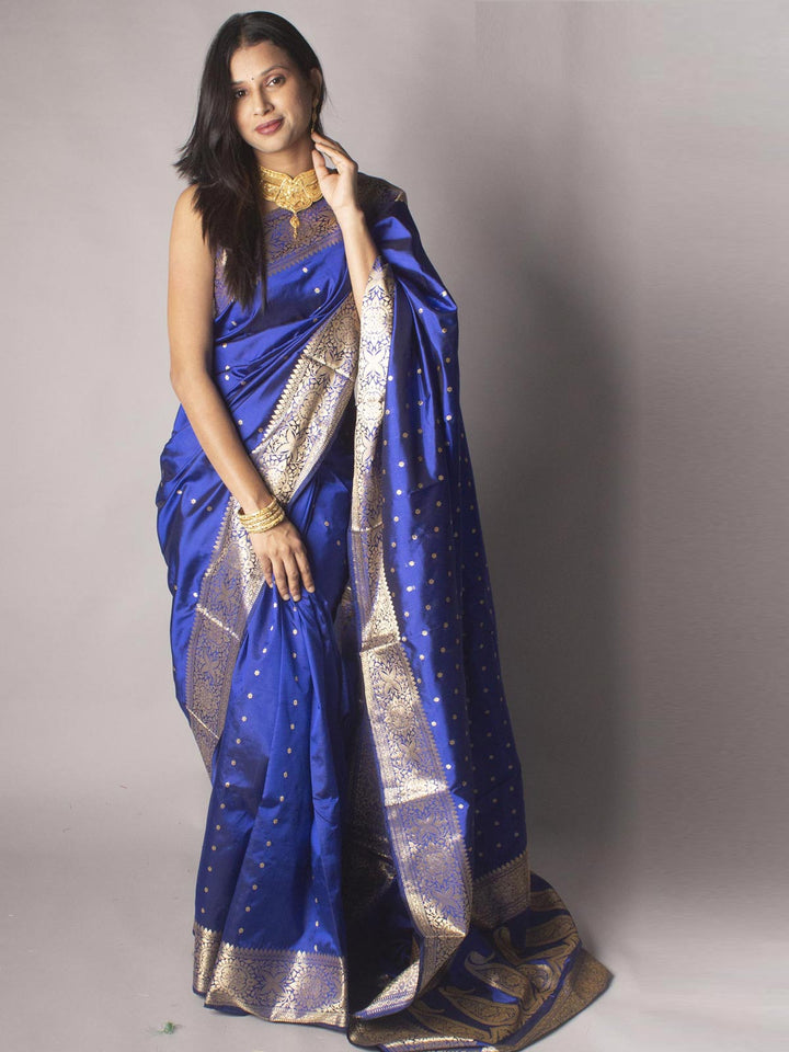Banarasi Silk Saree with Silk Mark - 9760 Saree AEVUM   