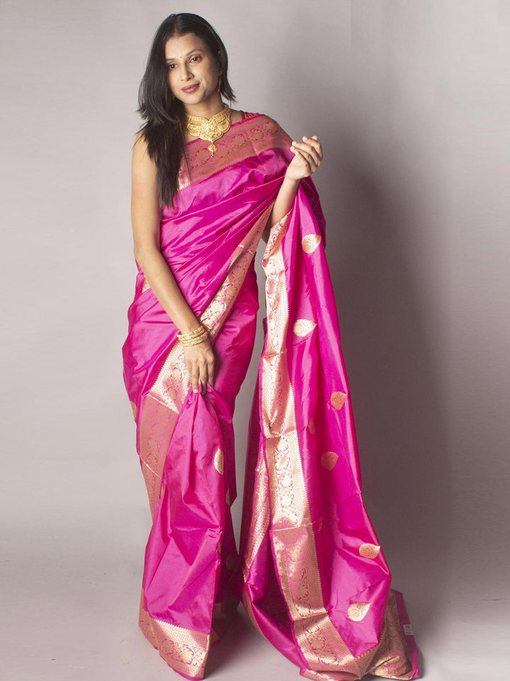 Banarasi Silk Saree with Silk Mark - 9762 Saree AEVUM   