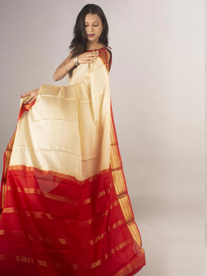 Mysore Silk Saree with Silk Mark - 9806 Saree Ananya   