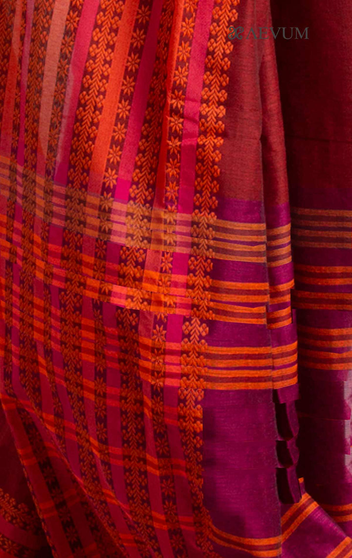 Begampuri Bengal Cotton Handloom Saree-0339 Saree AEVUM 2   
