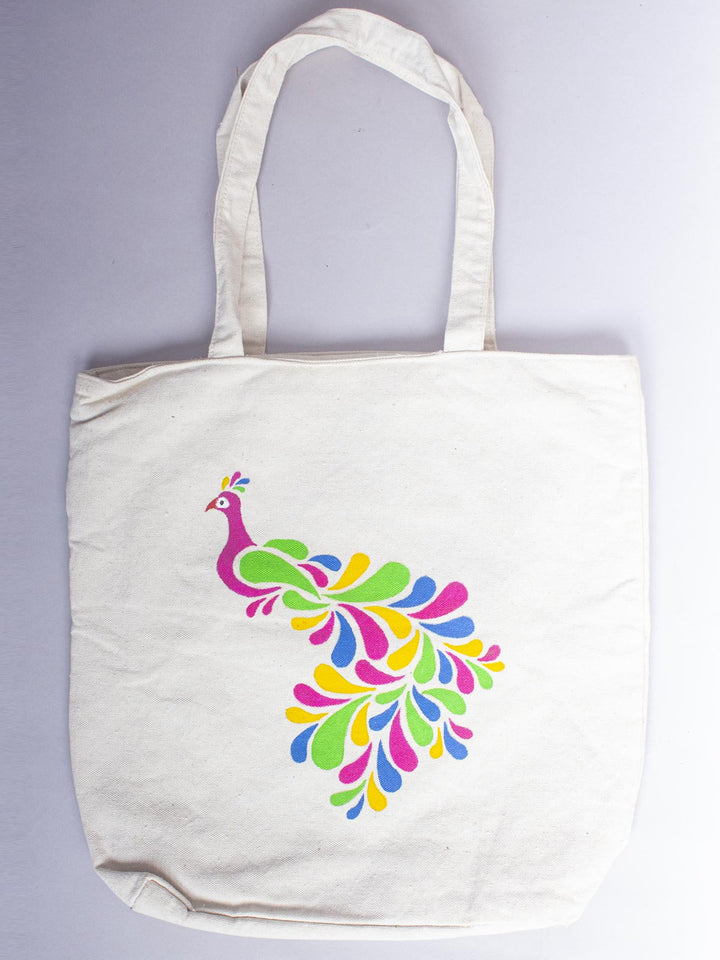 Hand Painted Women's Tote bag - 21119 Bags AEVUM