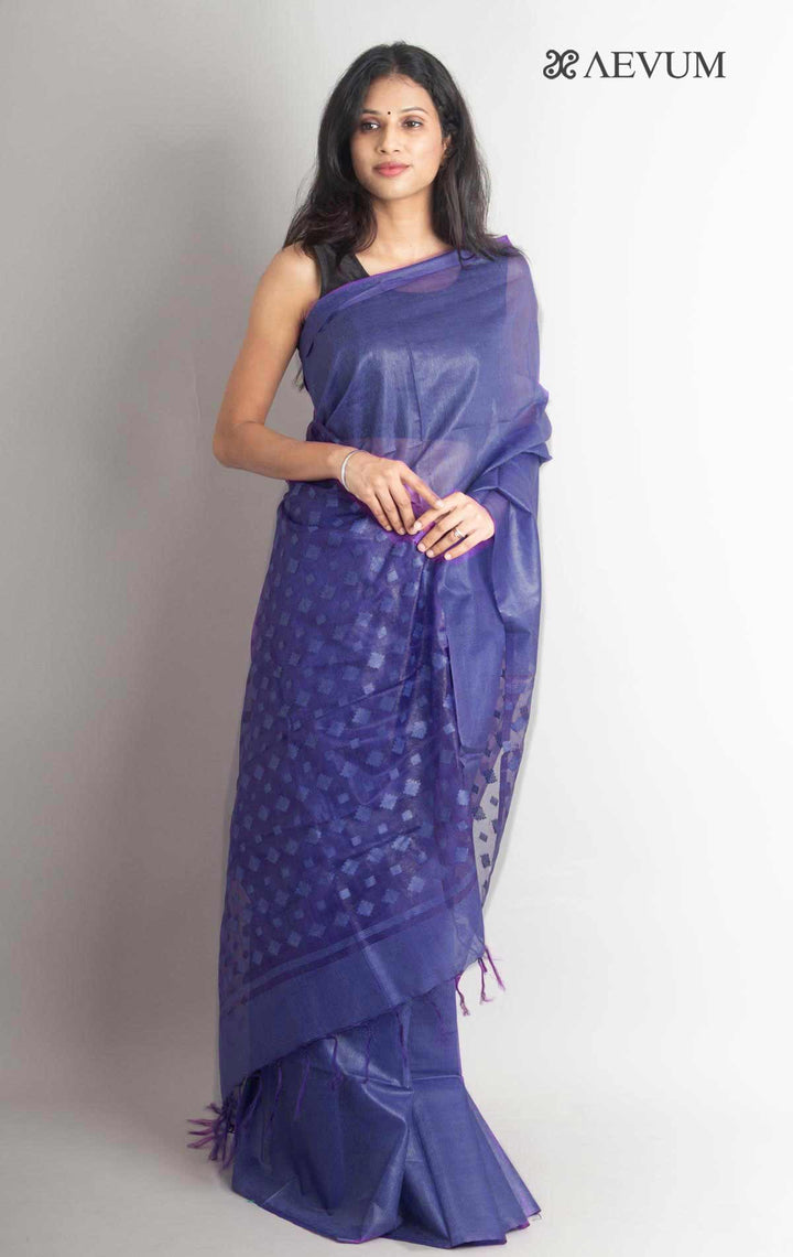 Katan Silk Saree with Blouse Piece - 1128 Saree Om Silk   
