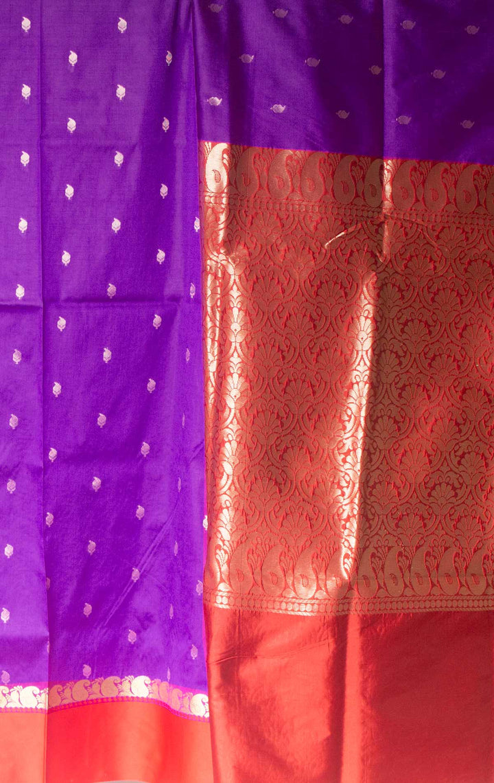 Soft Silk Gorod Saree With Zari Motifs By Aevum- 11408 Saree Riya's Collection   