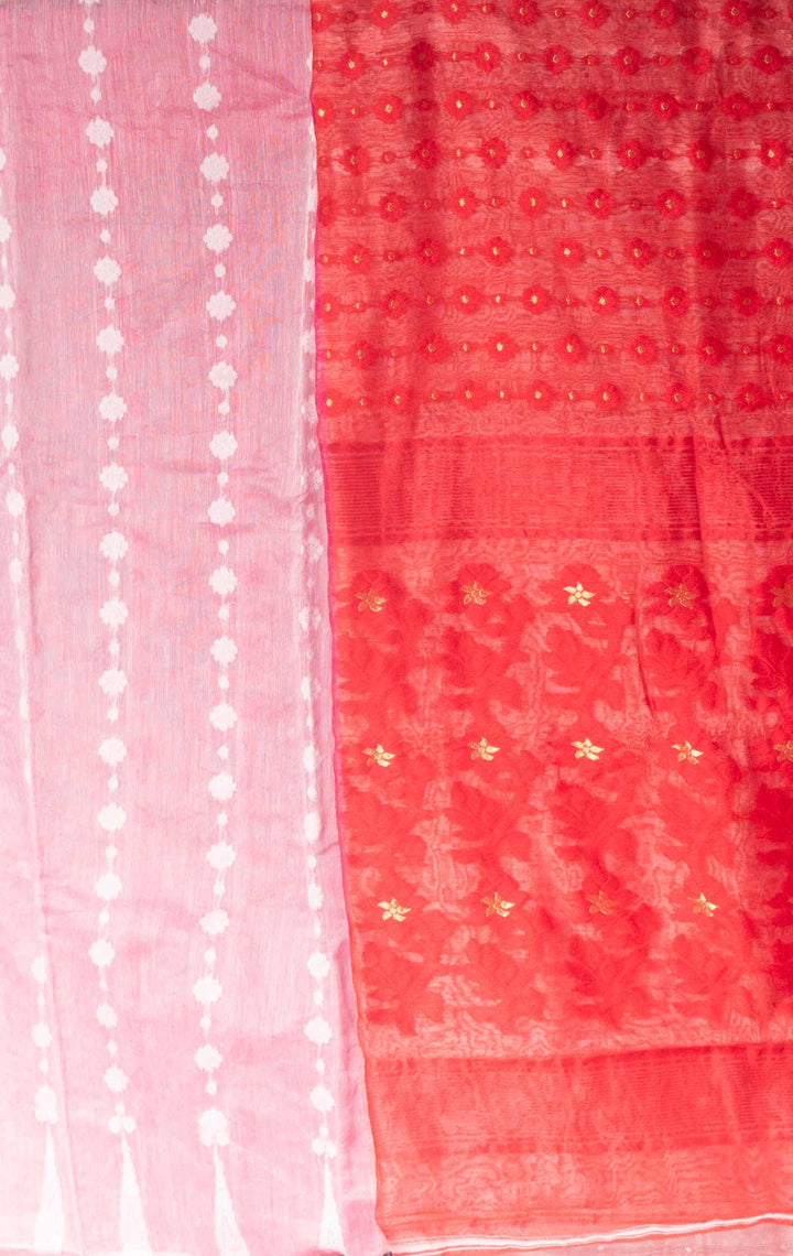 Phagun Bou Jamdani Saree without Blouse Piece - 1491 Saree AEVUM