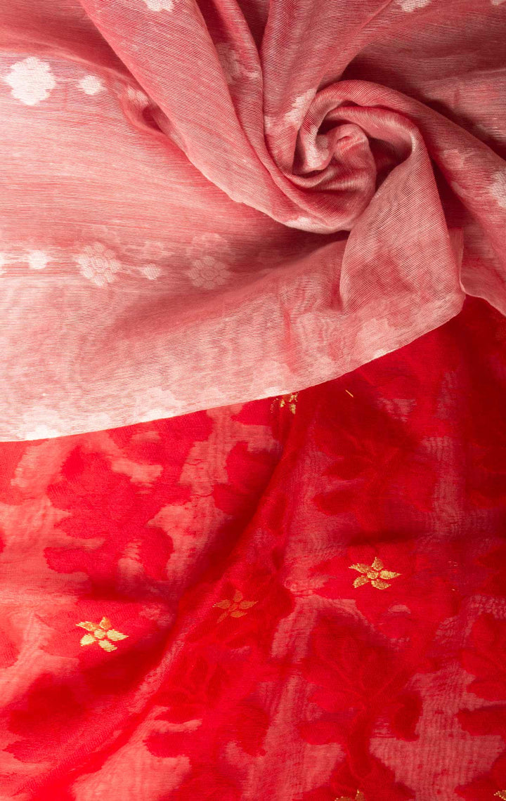 Phagun Bou Jamdani Saree without Blouse Piece - 1491 Saree AEVUM
