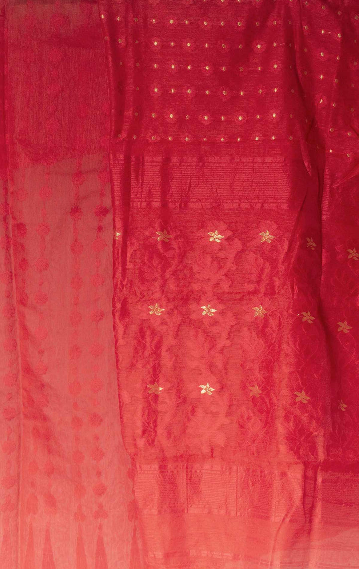 Phagun Bou Jamdani Saree without Blouse Piece - 1498 Saree AEVUM   