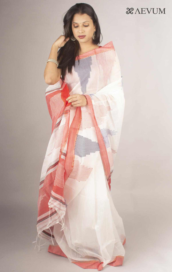 Bengal Cotton Silk Saree with blouse piece - 0023 - AEVUM